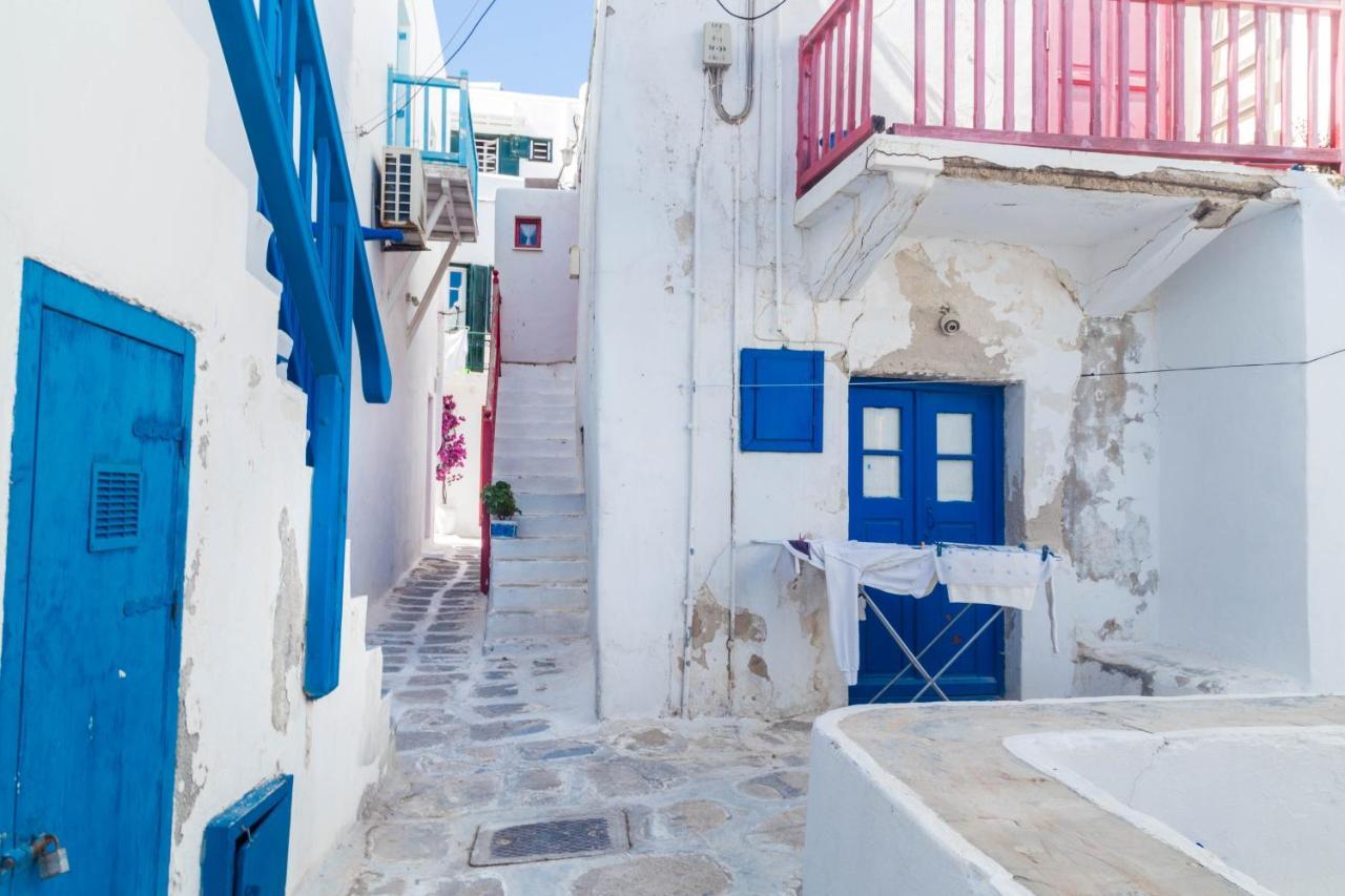Mykonos Vibes Downtown Townhouse Apartment Mykonos Town Luaran gambar